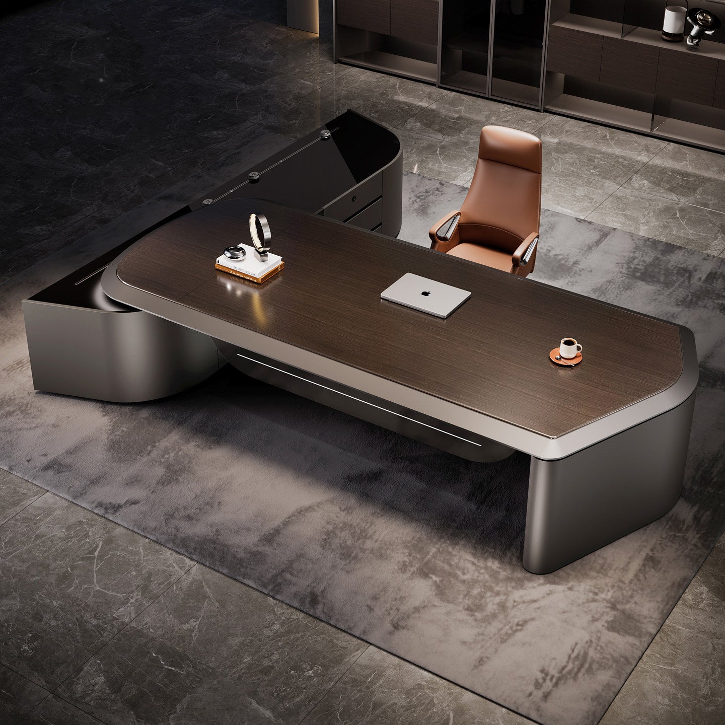 Bureau de Direction Luxe Ébène | Collection Executive Maison Velia