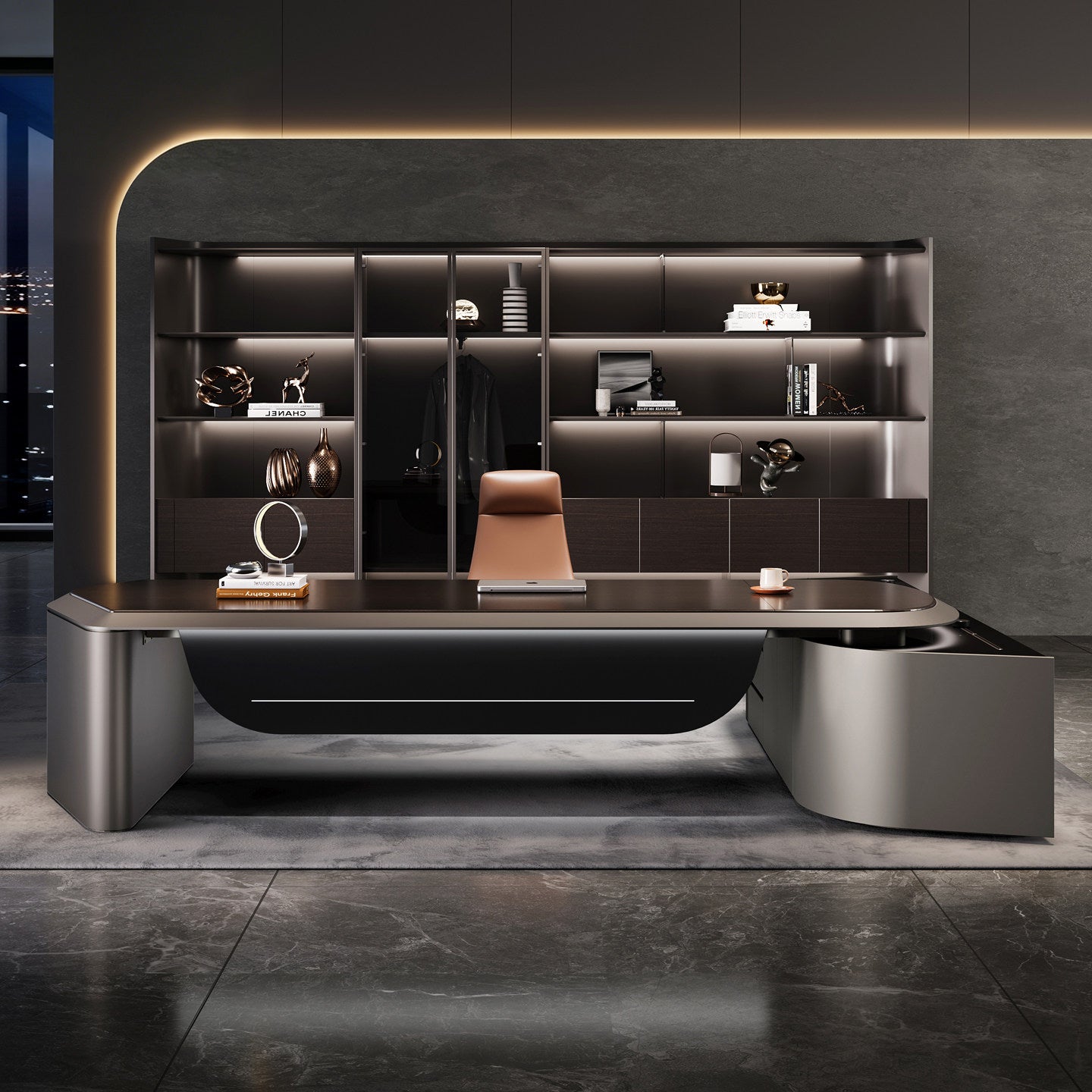 Bureau de Direction Luxe Ébène | Collection Executive Maison Velia