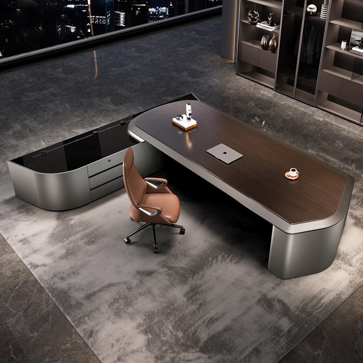 Bureau de Direction Luxe Ébène | Collection Executive Maison Velia