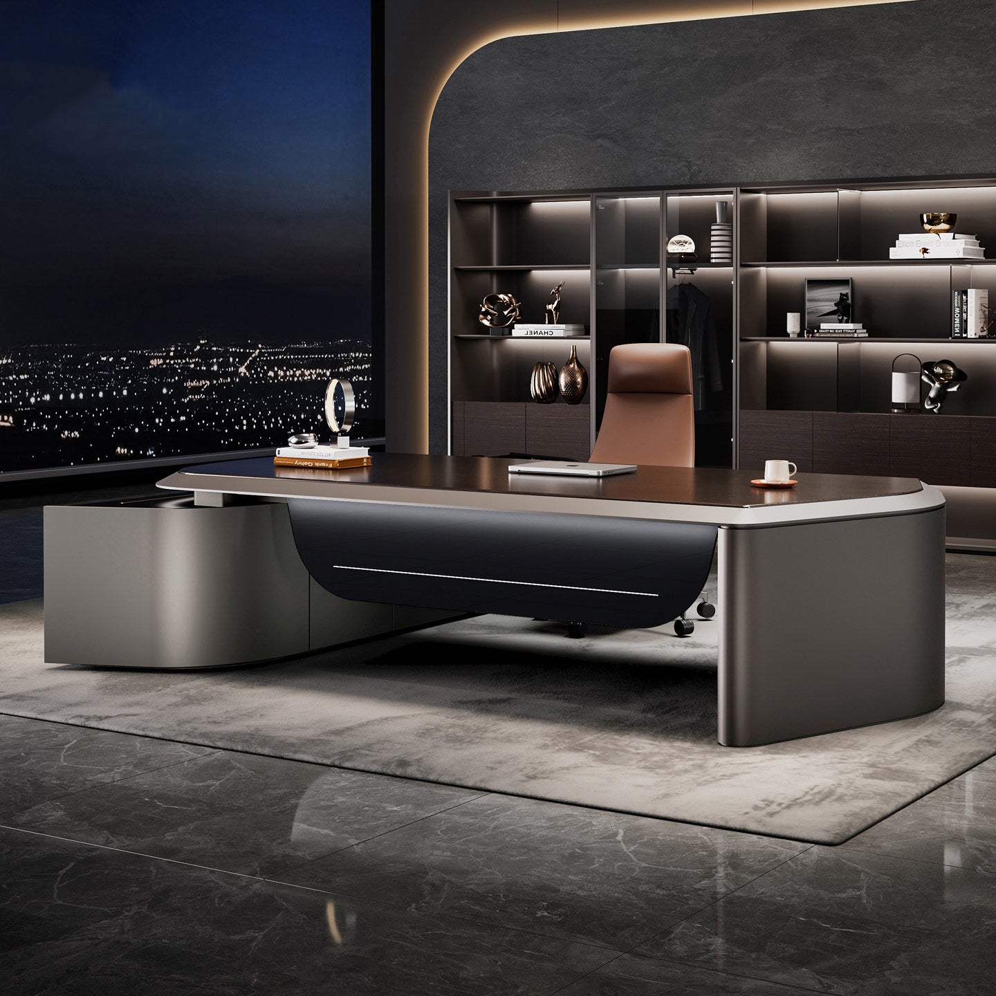 Bureau de Direction Luxe Ébène | Collection Executive Maison Velia