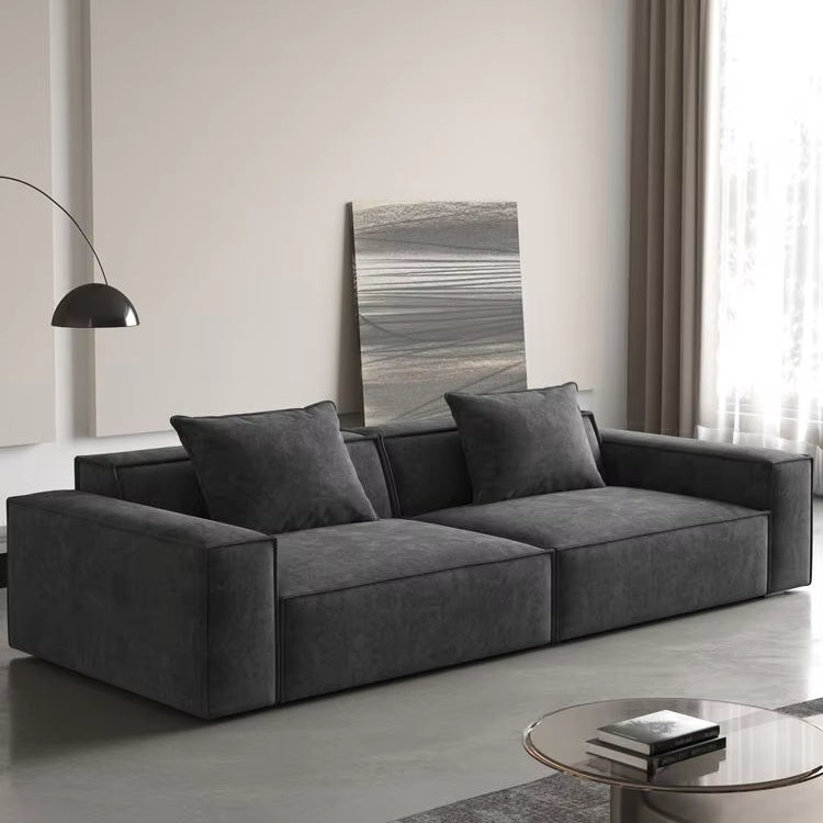 Canapé Modulaire d'Angle en Tissu, Forme en L