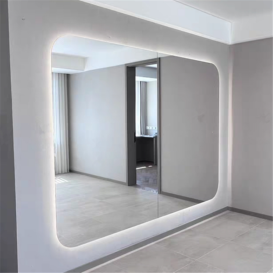 Grand Miroir Mural Sur Mesure Design Intérieur Premium