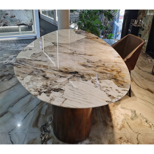 Table de salle à manger Éclipse en Marbre Naturel