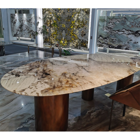 Table de salle à manger Éclipse en Marbre Naturel