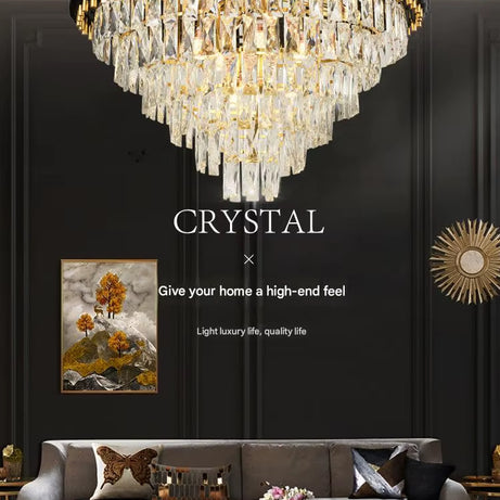 Lustre Cristal Impérial - Suspension Royale Cristal