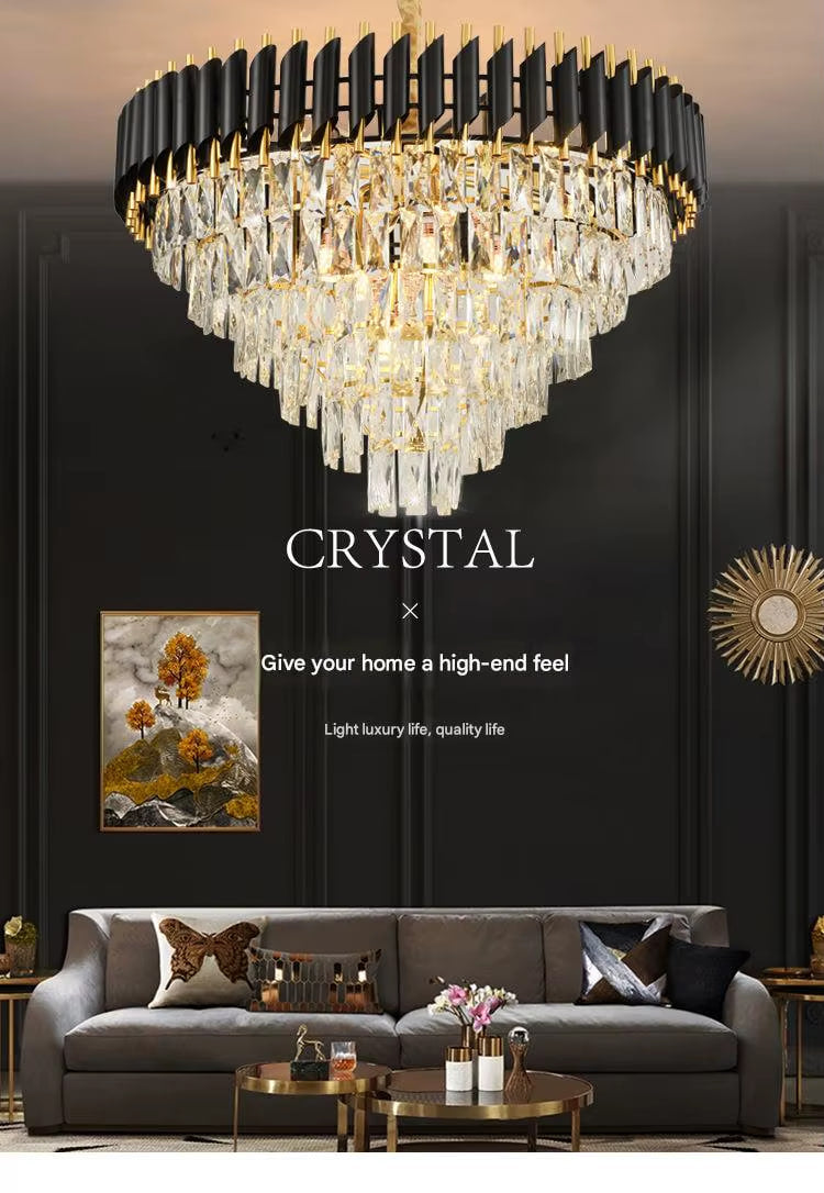 Lustre Cristal Impérial - Suspension Royale Cristal